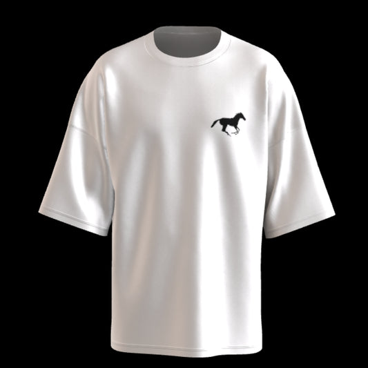 T-shirt unisexe épais ras du cou | J'peux pas j'ai cheval