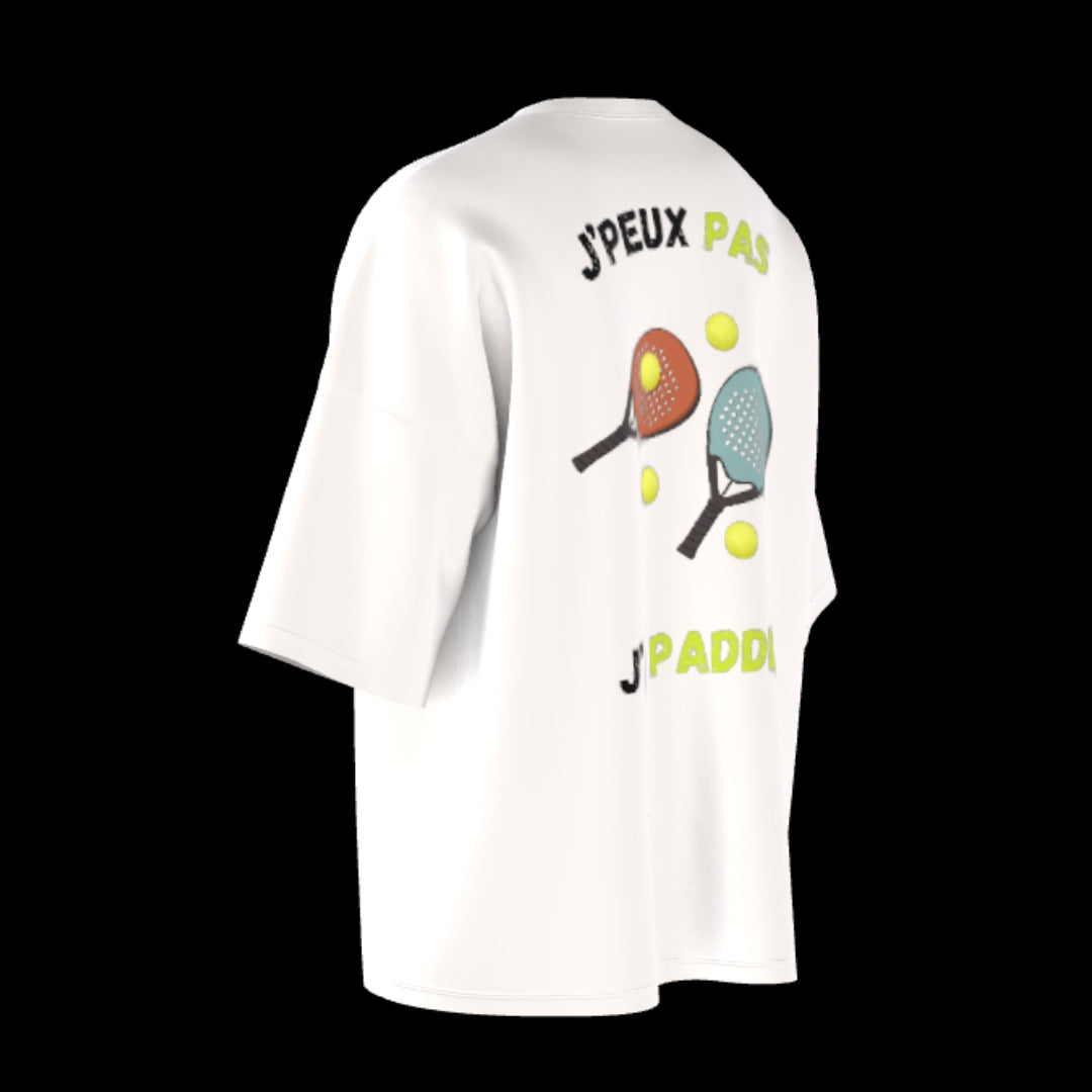 T-shirt unisexe épais ras du cou | J'peux pas j'ai Paddle